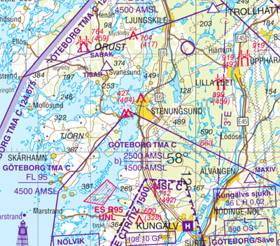 ICAO-Karten (digitalisiert) für Flight Planner / Sky-Map