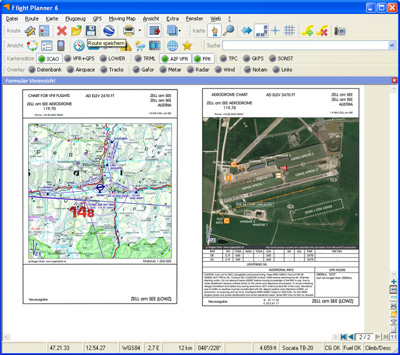 Sichtanflugkarten für Flight Planner / Sky-Map