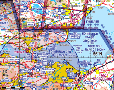 ICAO-Karten (digitalisiert) für Flight Planner / Sky-Map