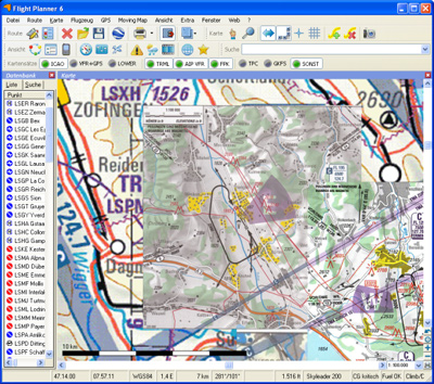 Visual approach charts for Flight Planner / Sky-Map