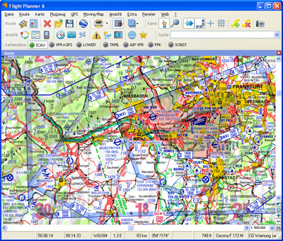 ICAO charts (digitized) for Flight Planner / Sky-Map