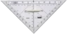 Triangulare track line protractors