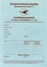 Preview: Training progress sheet glider pilot license, German