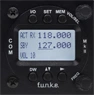 Flugfunkgerät f.u.n.k.e. ATR 833-II-LCD