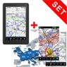 Garmin Aera 660 set with VFR-Charts and eCharts Europe