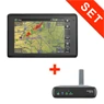 Garmin Aera 660 set with GDL 50 ADS-B receiver