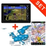 Preview: Garmin Aera 760 set with VFR charts Europe