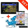 Garmin Aera 760 set with ICAO charts and eCharts Europe