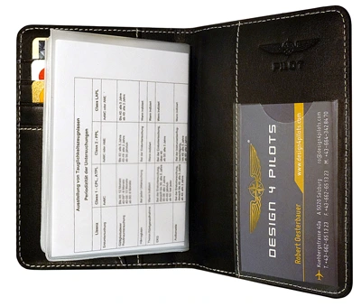 Pilot EASA license protective cover