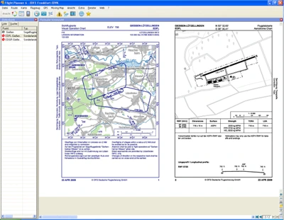 Sichtanflugkarten für Flight Planner / Sky-Map