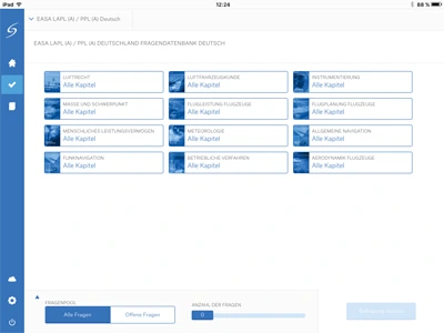 Exam for pivate pilots