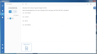 Exam for pivate pilots