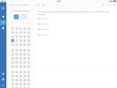 Exam for pivate pilots