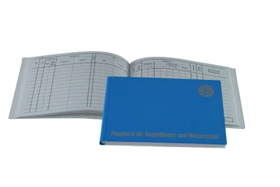 Pilot logbook for glider and touring motorglider pilots, German