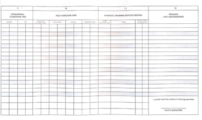 Jeppesen Professional European Pilot Logbook