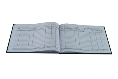 Aircraft logbook for gliders, german