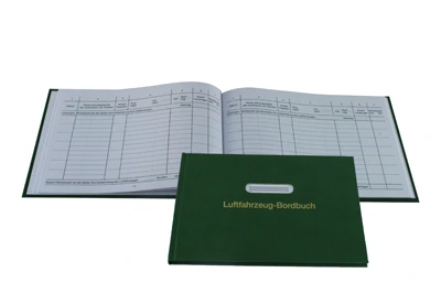 Aircraft logbook for gliders, german