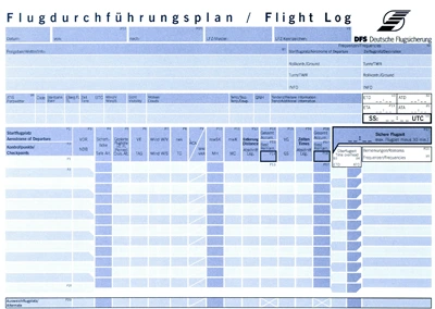 VFR-Durchführungsplan (DFS)