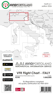 Avioportolano VFR charts