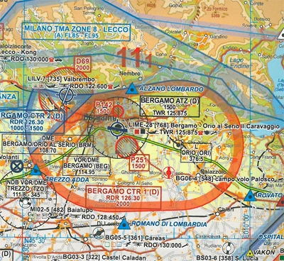 Avioportolano VFR charts