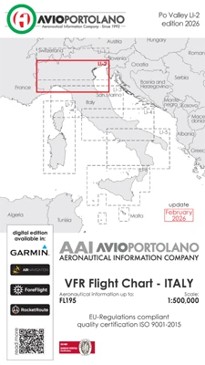 Avioportolano VFR charts