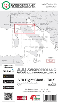Avioportolano VFR-Karten