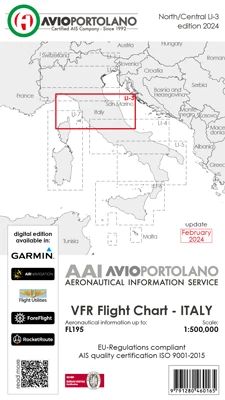Avioportolano VFR-Karten