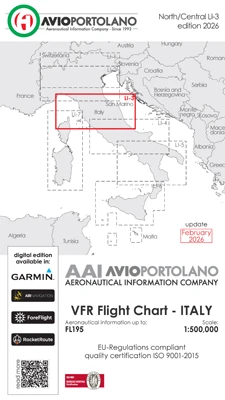 Avioportolano VFR charts