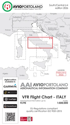 Avioportolano VFR charts