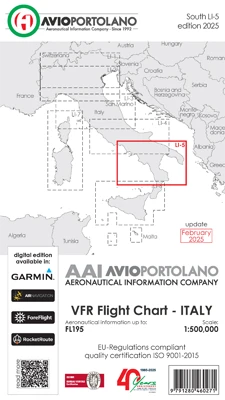 Avioportolano VFR-Karten