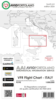 Avioportolano VFR-Karten