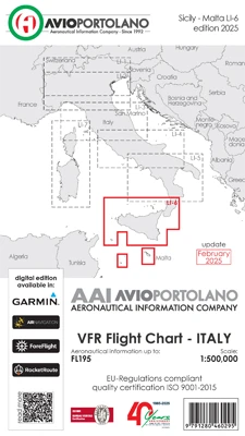 Avioportolano VFR-Karten