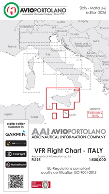 Avioportolano VFR charts