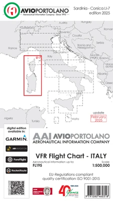 Avioportolano VFR-Karten