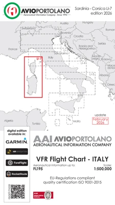 Avioportolano VFR-Karten