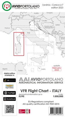 Avioportolano VFR charts