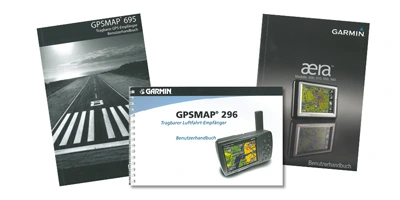German manuals for Garmin handheld GPS