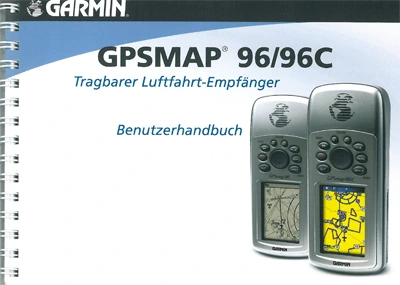 German manuals for Garmin handheld GPS