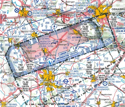 Composed ICAO charts Germany