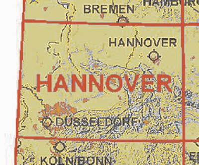 ICAO glider charts Germany 2023