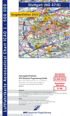 ICAO-Karten Deutschland 2024 (Vorbestellung)