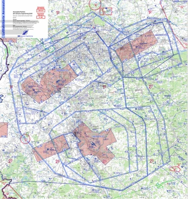 ICAO-Karte Rhein-Ruhr 2023