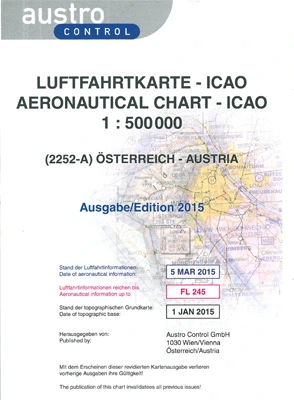ICAO-Karte Österreich