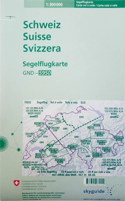 Segelflugkarte Schweiz