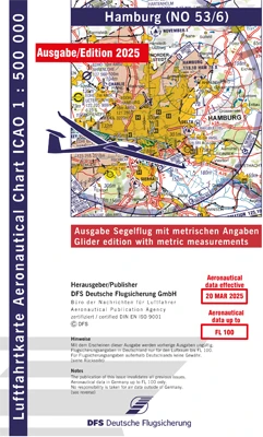 ICAO-Segelflugkarten Deutschland 2025
