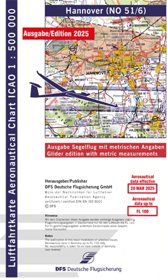 ICAO-Segelflugkarten Deutschland 2025