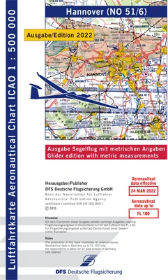 ICAO glider charts Germany 2023