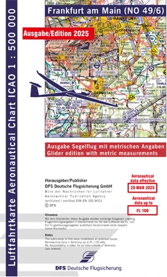 ICAO-Segelflugkarten Deutschland 2025