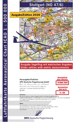 ICAO gliding charts Germany 2026 Pre-order