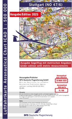 ICAO-Segelflugkarten Deutschland 2025
